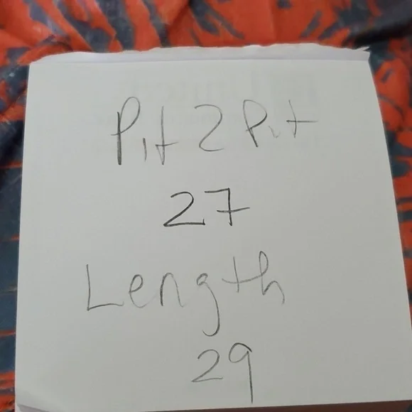 Orange & blue vneck tunic top tropical print Size 3X content 95 poly, 5 spandex - Picture 9 of 9